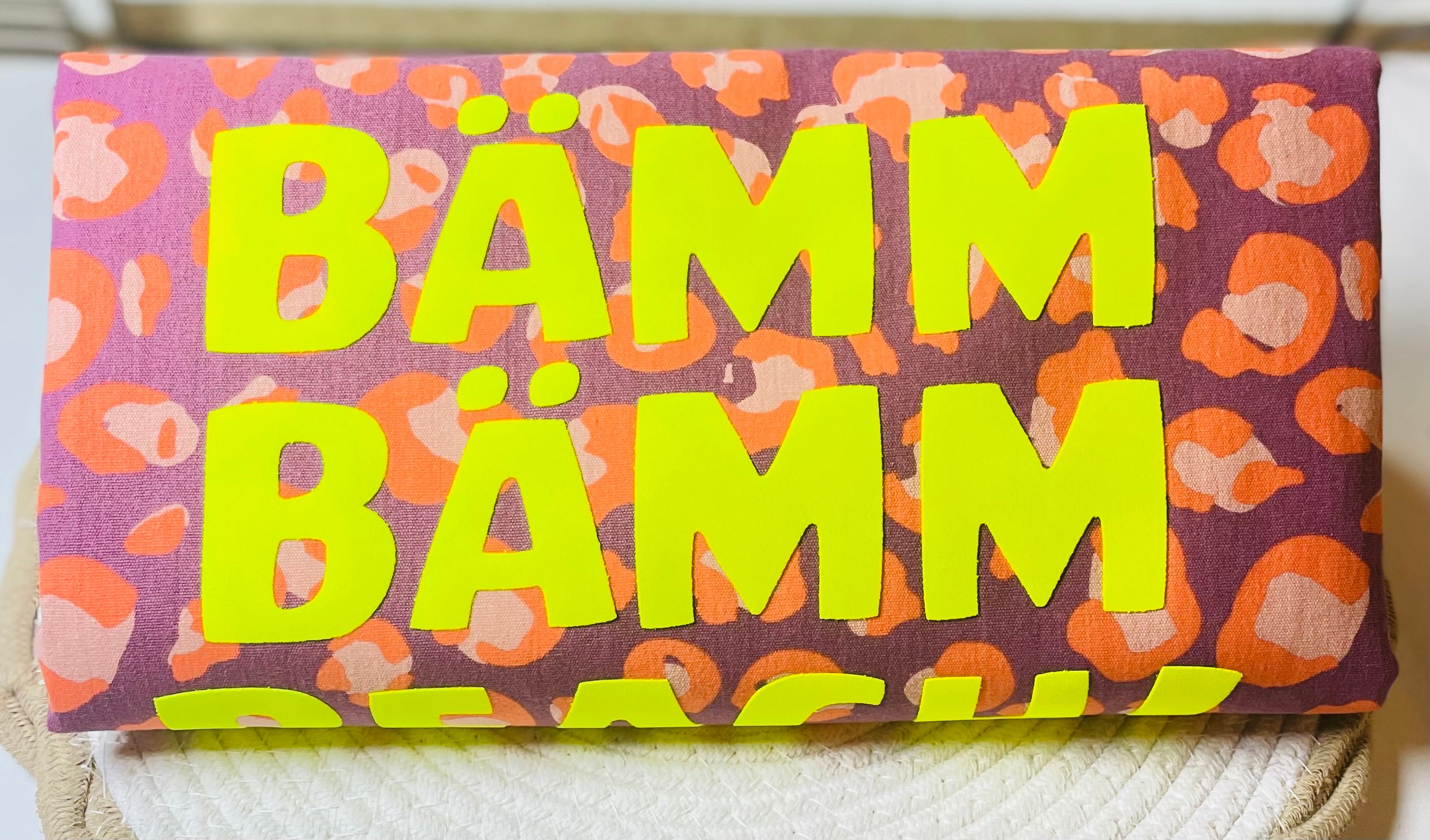 „ BÄMM BÄMM BEACH „ Hochwertiges Flock- Patch * Werde dein eigener Designer und mache deine Eigenen Unikate zum Hingucker!