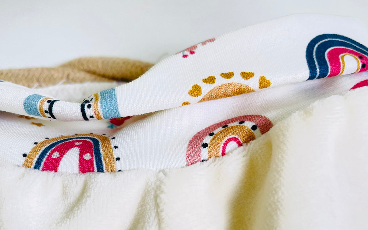 B - WARE  Babyhose Gr. 62 aus Nikistoff - selbstgenäht - Neuware