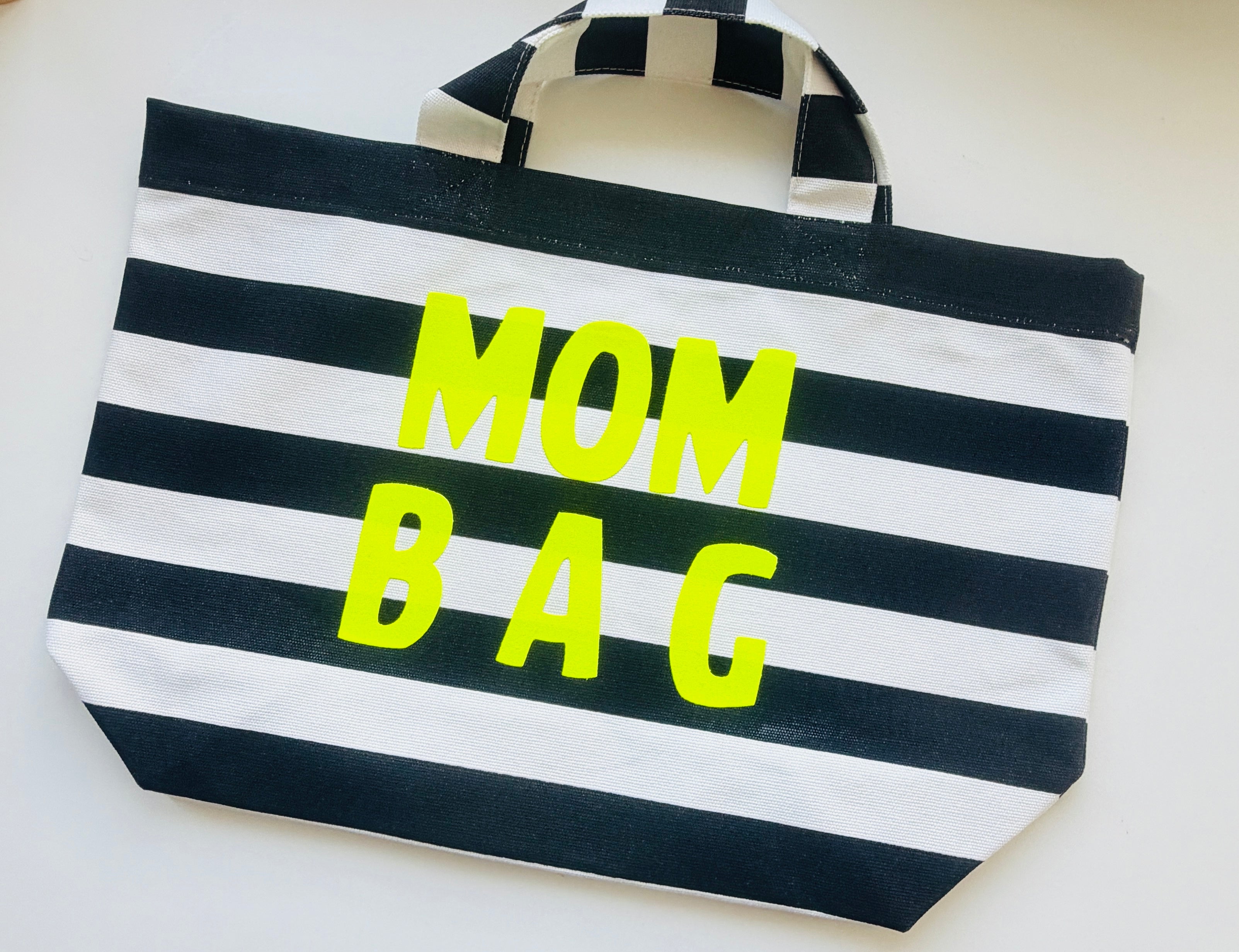 DIY schwarz- weiss Mini Shopper aus Baumwolle ( ohne Patch ) Deine Leinwand für den ultimativen Statement-Look! Kompakt, stylisch und bereit für deine Ideen.
