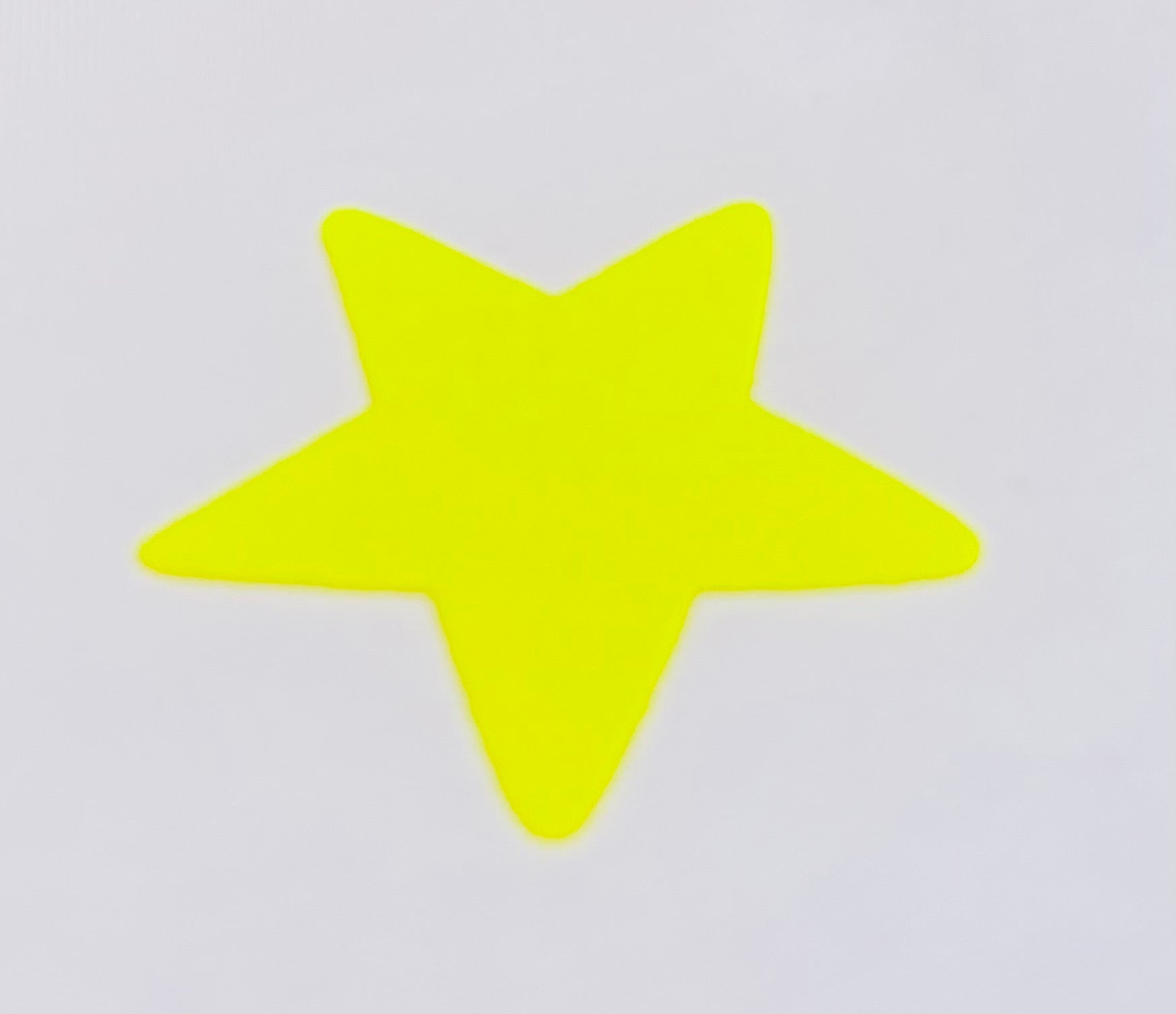 Stern - Flockpatch in knalligen neonfarben * 5 cm * Designe dein eigenes Unikat und werde zum Hingucker.